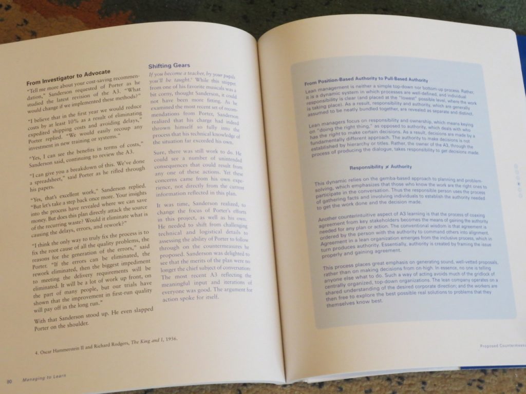Managing To Learn - An Essential Book for Lean Leaders