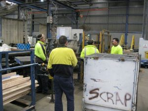 Eliminating waste in a manufacturing environmant