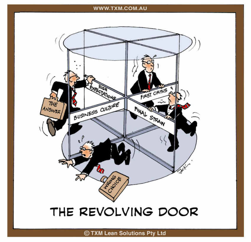 Management revolving door