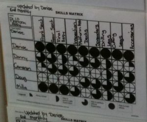 Example Skills Matrix Photo