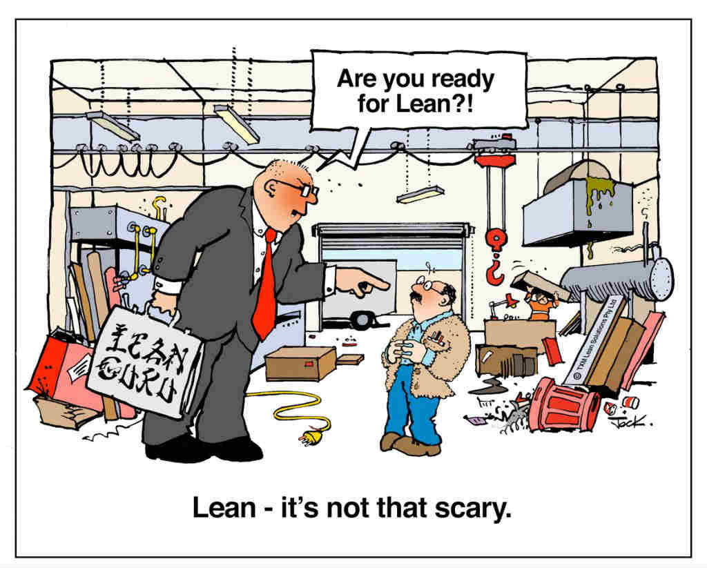 Cartoon for Are You ready for Lean