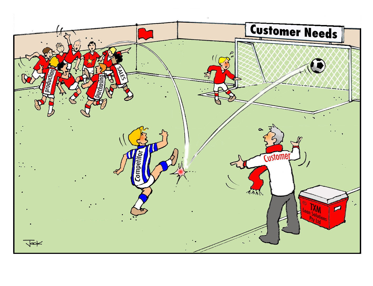 Organisational structure blog cartoon