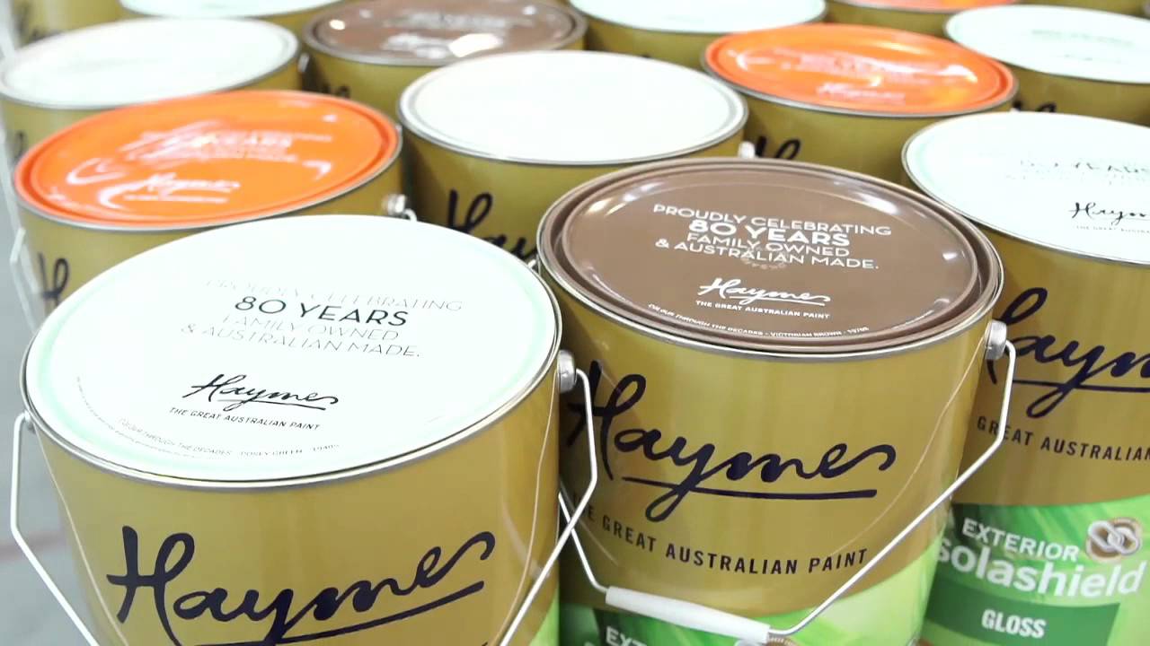 Paint Cans at Haymes Paint